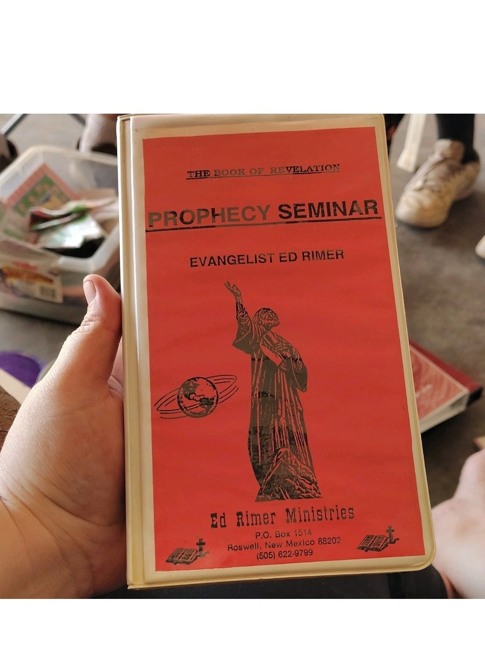Ed Rimer Prophecy Seminar VHS - Red
